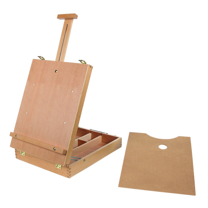 Kist ezel Conda hout 42x33x8.5cm