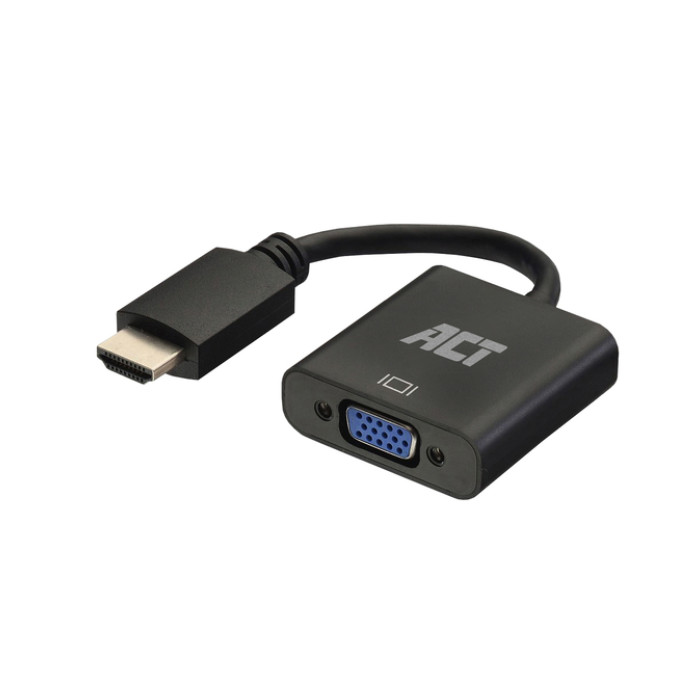 Adapter ACT HDMI naar VGA met audio 0.15 meter
