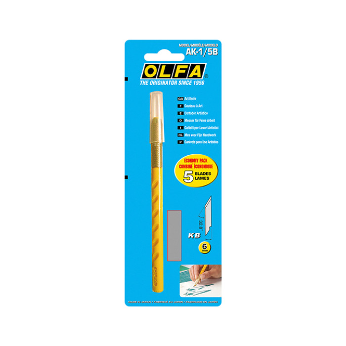 Kunst en handwerkmes Olfa AK-1 blister à 1 stuk