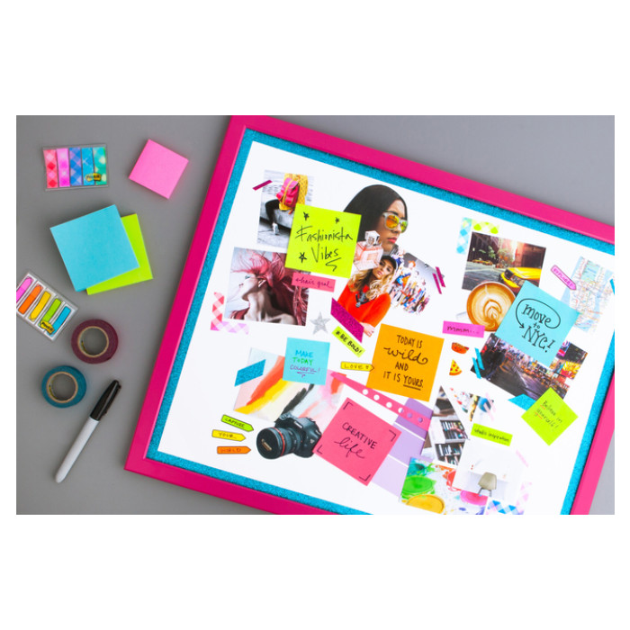 Memoblok 3M Post-it 2051 51x51mm assorti kleur 400 vel