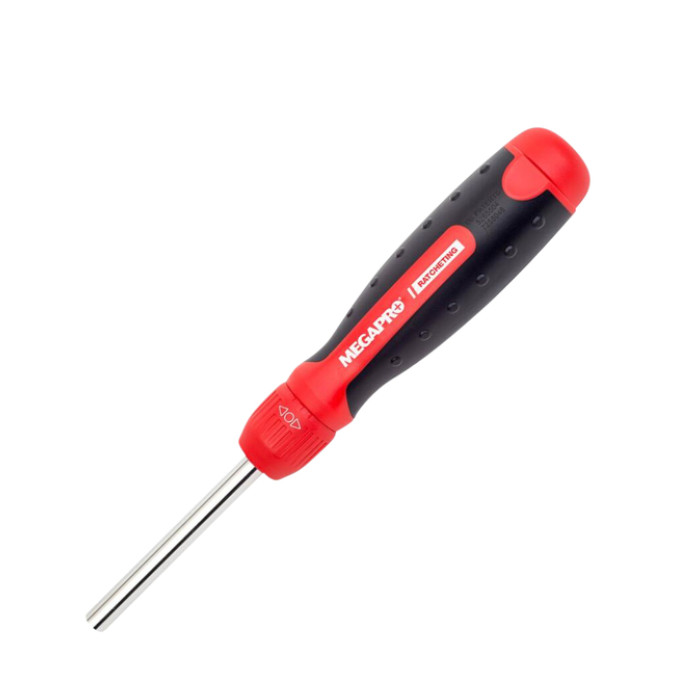 Schroevendraaier Megapro Ratcheting met 13 bits zwart