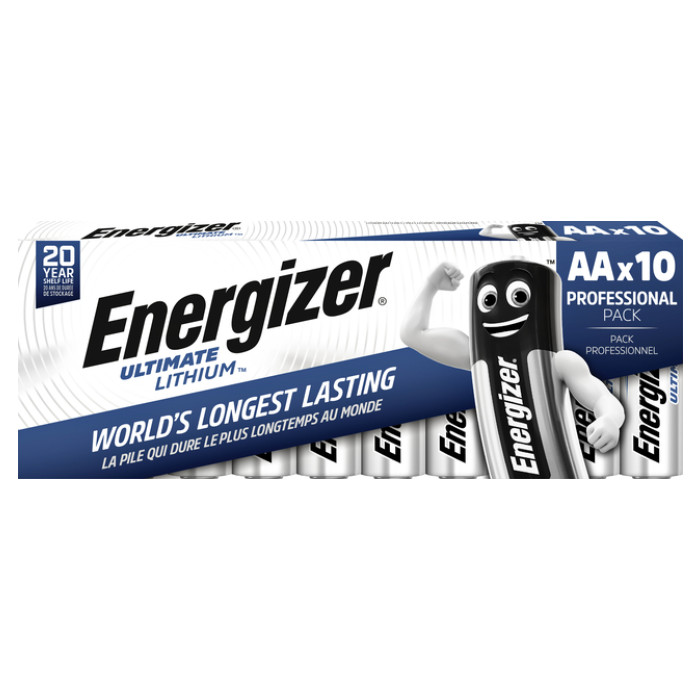 Batterij Energizer Ultimate Lithium 10x AA