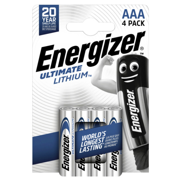 Batterij Energizer Ultimate Lithium 4x AAA