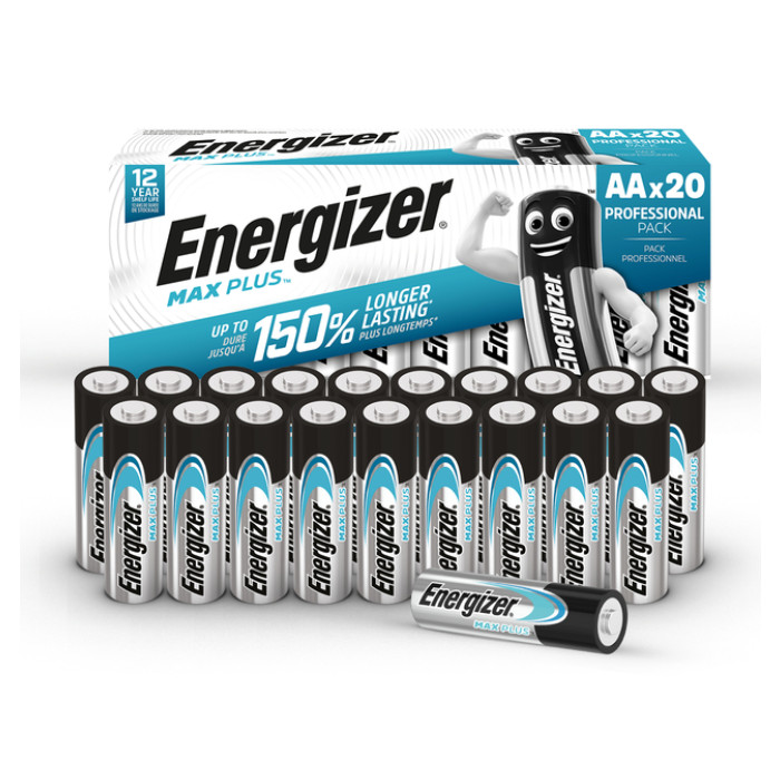 Batterij Energizer Max Plus 20x AA alkaline