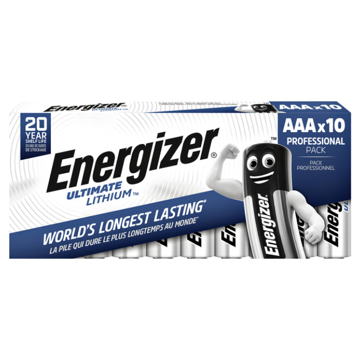 Batterij Energizer Ultimate Lithium 10x AAA