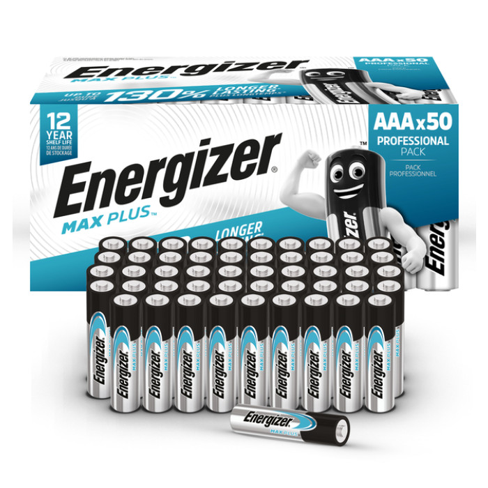 Batterij Energizer Max Plus 50x AAA alkaline