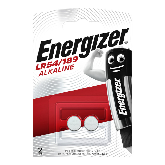 Batterij Energizer knoopcel 2x LR54 alkaline