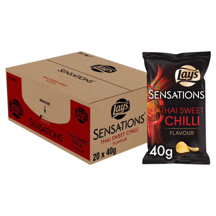 Chips Lay's Sensations Thai sweet chilli zak 40gr