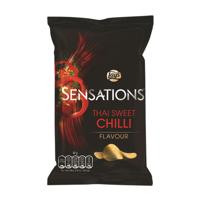 Chips Lay's Sensations Thai sweet chilli zak 40gr