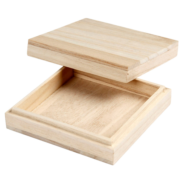 Doos Creativ Company 10x10x3cm hout