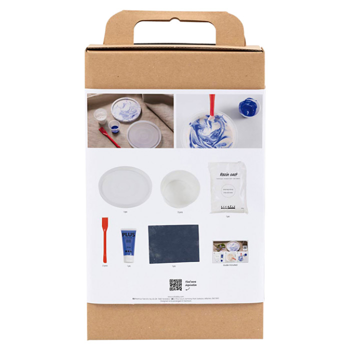 Hobbyset Creativ Company Hars Gieten dienblad met marmereffect