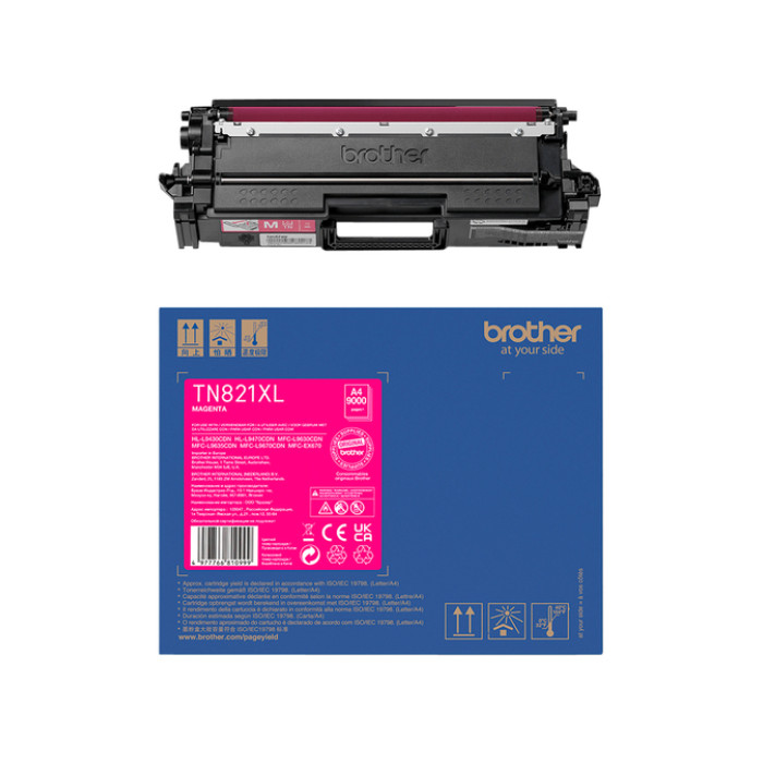 Toner Brother TN-821XLM rood