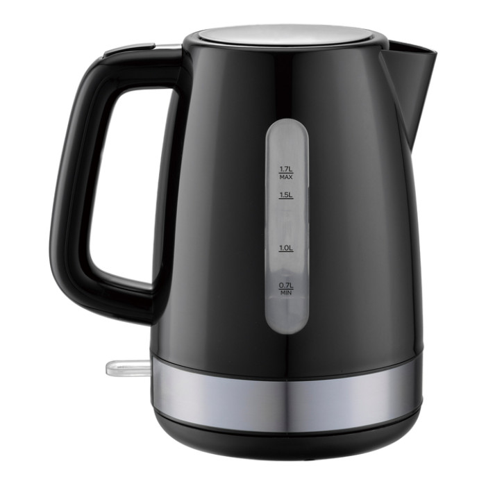Waterkoker Inventum 1.7 liter zwart met rvs