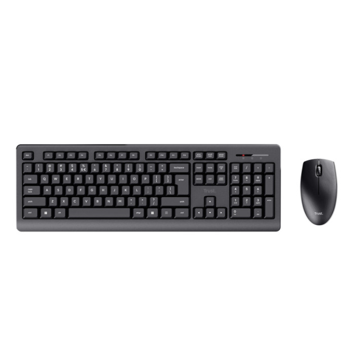 Toetsenbord Trust Primo draadloos + muis QWERTY