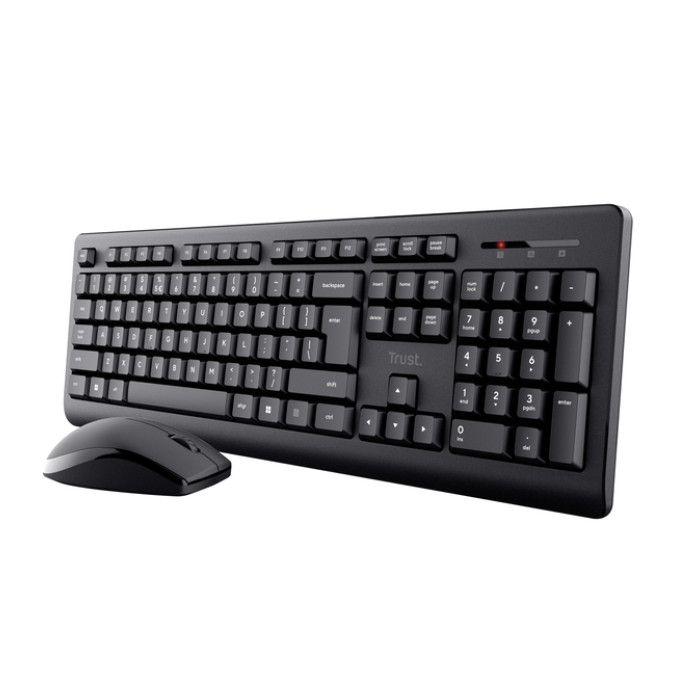 Toetsenbord Trust Primo draadloos + muis QWERTY