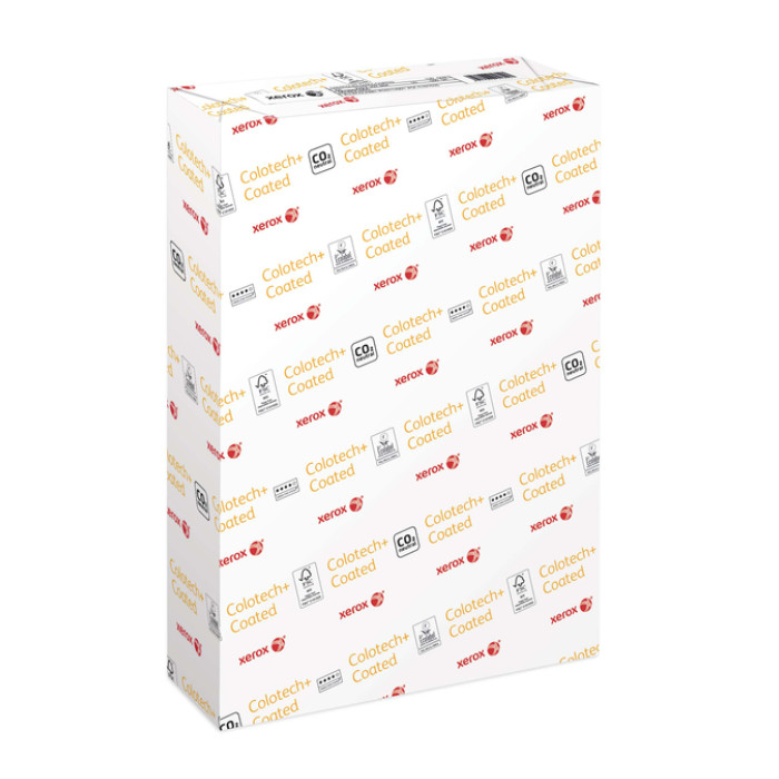 Laserpapier Xerox Colotech+ glossy coated A4 200gr wit 250 vel