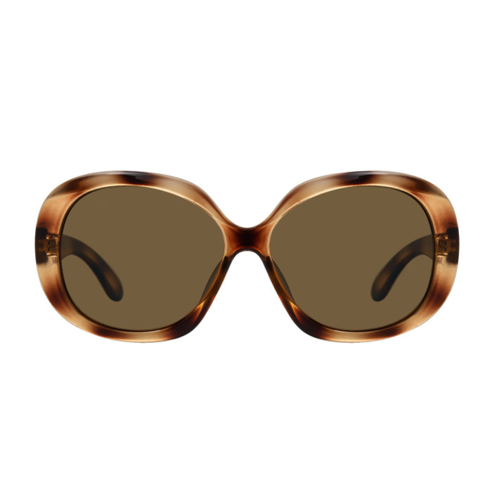 Zonnebril Montana met bruin gepolariseerd glas glans demi