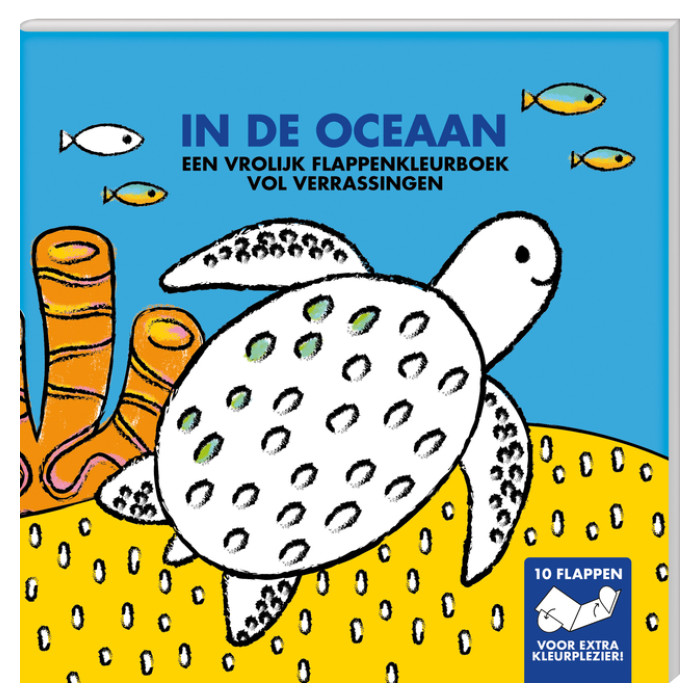 Kleurboek met flappen Interstat In de oceaan