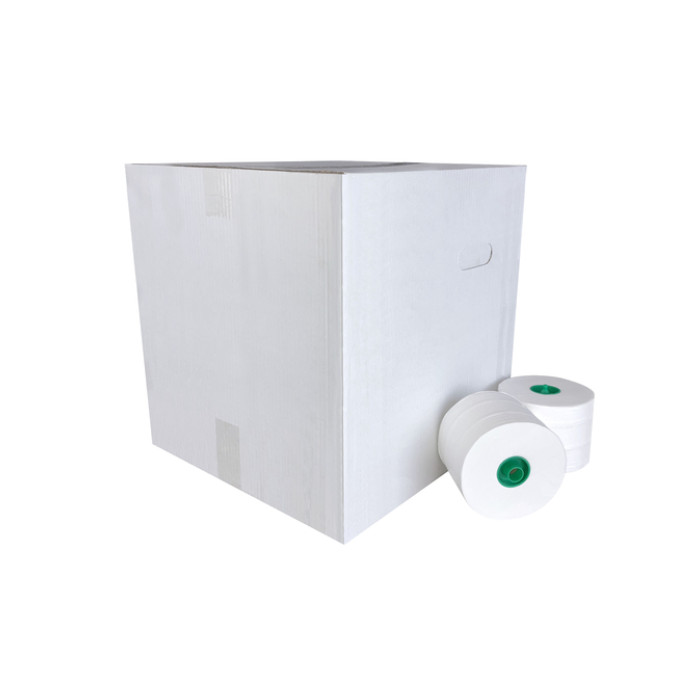 Toiletpapier Cleaninq systeemrol 2-laags 100m wit