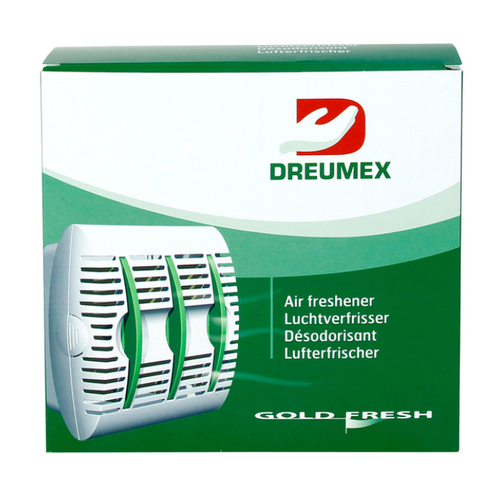 Luchtverfrisserdispenser Dreumex Gold Fresh wit
