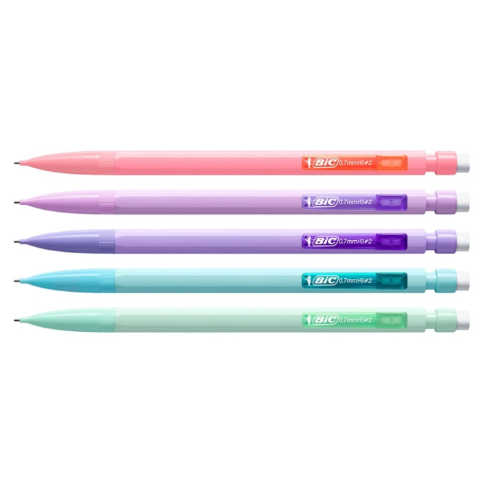 Vulpotlood Bic Matic Pastel HB 0.7mm pastel assorti