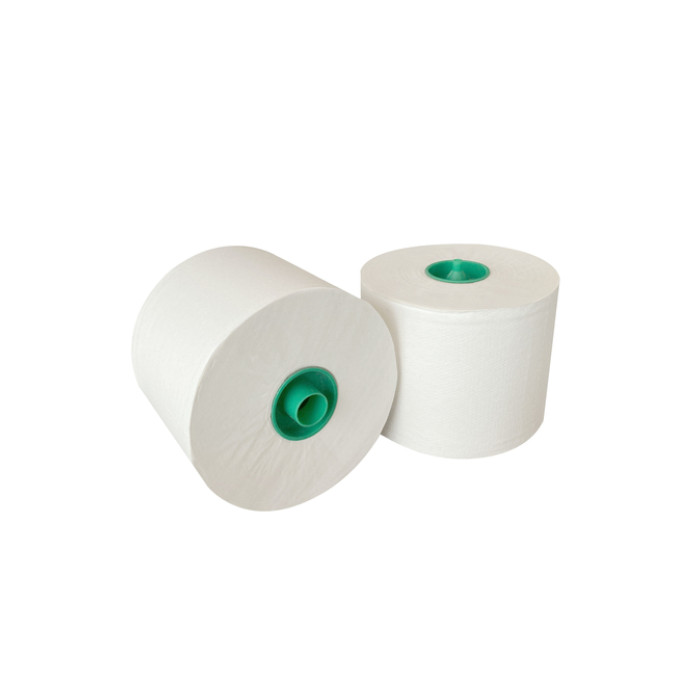 Toiletpapier systeemrol 1-laags 150m wit