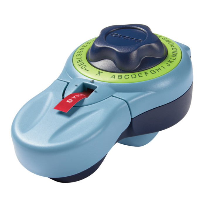 Lettertang Dymo Junior embossing blauw