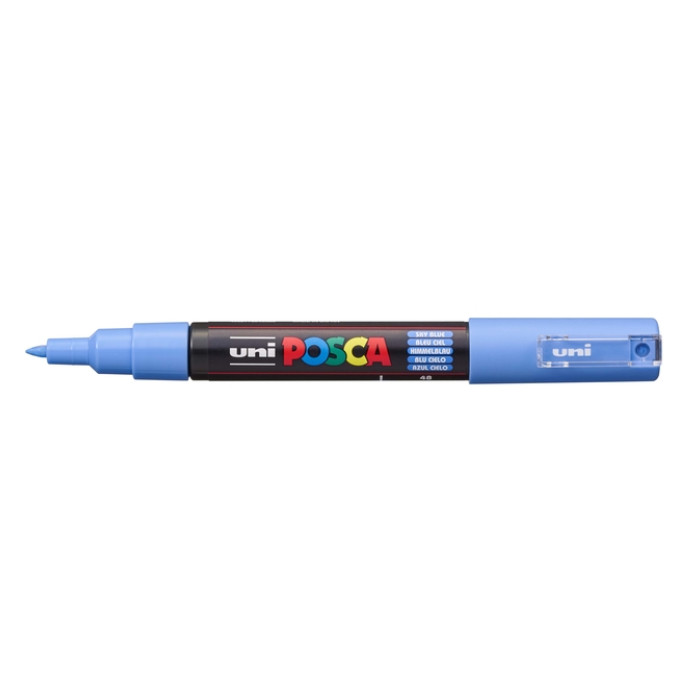 Paintmarker Uni POSCA PC1MC extra fijn hemelsblauw