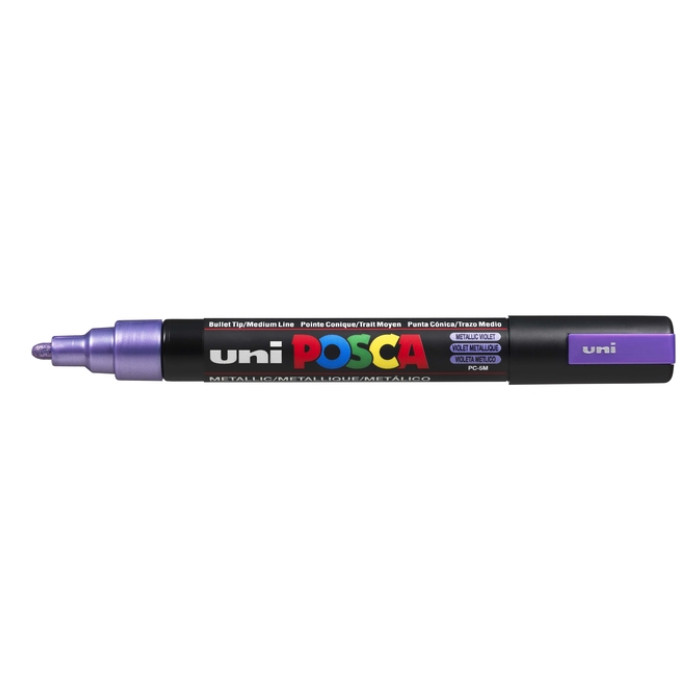 Paintmarker Uni POSCA PC5M medium metallic paars