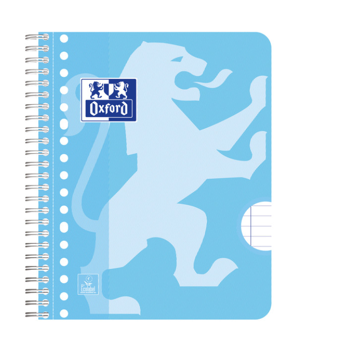 Collegeblok Oxford School A5+ lijn 17gaats 160pag 80gr assorti 3 stuks