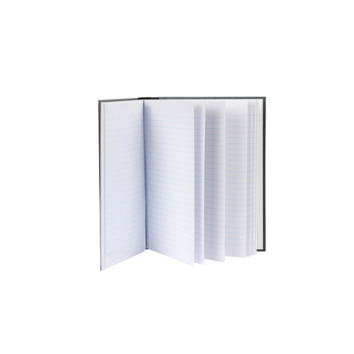 Notitieboek Djois Atlanta Excellent genaaid 210x165mm 96blz lijn grijs gewolkt