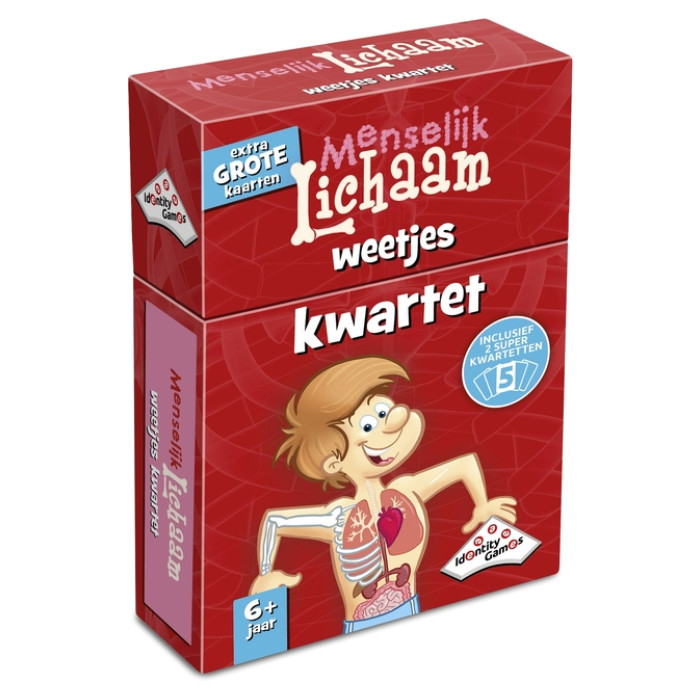 Menselijk lichaam weetjes kwartet