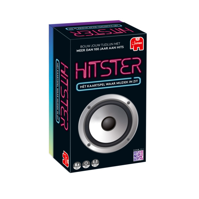 Kaartspel Hitster 16+ waar muziek in zit