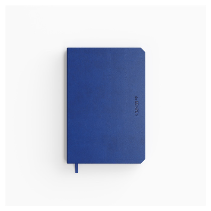 Notitieboek de KEMPEN Blue Note 110x160mm blanco 160 pag 90gr blauw