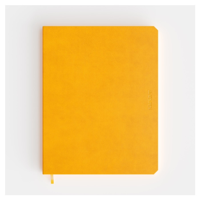 Notitieboek de KEMPEN Independent 171x220mm blanco 192 pag 90gr geel