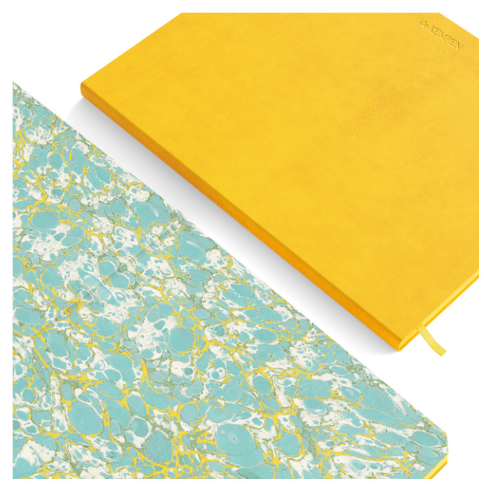 Notitieboek de KEMPEN Independent 110x160mm blanco 160 pag 90gr geel