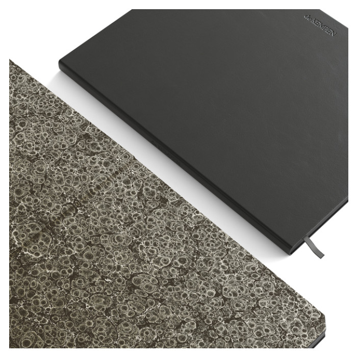 Notitieboek de KEMPEN Silence 171x220mm lijn 192 pag 90gr donkerblauw