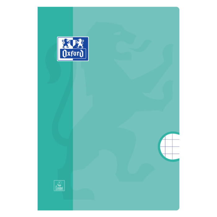 Schrift Oxford School A4 ruit 10x10mm 72 pagina's 80gr assorti