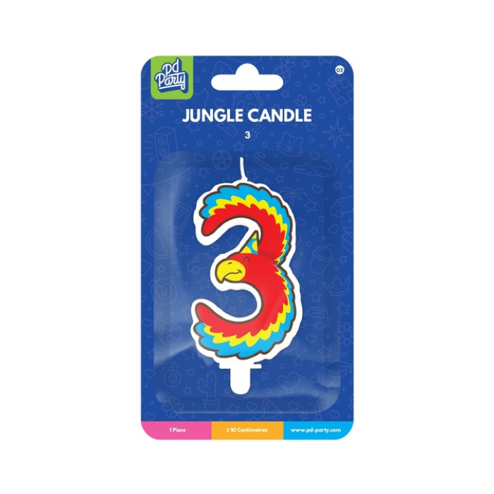 Jungle candle 3 Parrot