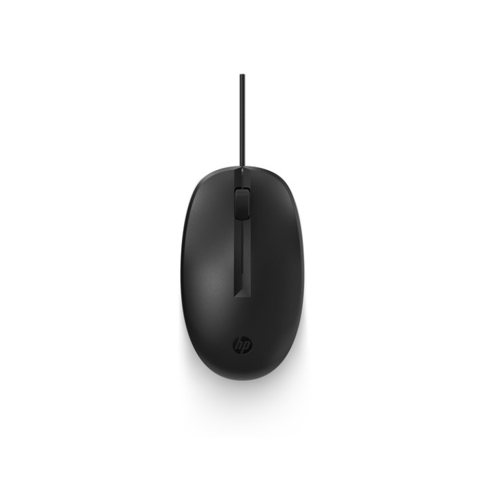 Muis HP 125 bedraad zwart
