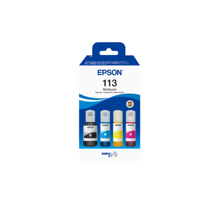 Navulinkt Epson 113 EcoTank zwart + 3 kleuren