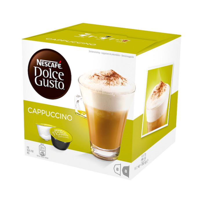 Koffiecups Dolce Gusto cappuccino 16 stuks