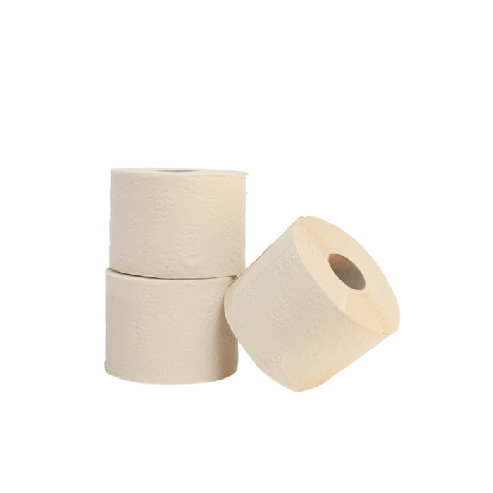 Toiletpapier The Good Roll The Panda Edition bamboe 2-laags 24x300 vel naturel