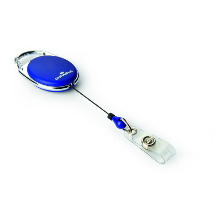 Afrolmechanisme Durable Style met drukknopsluiting blauw 10 stuks