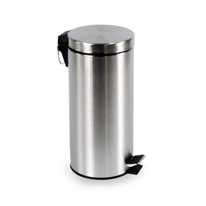Pedaalemmer BRASQ 30 liter rvs
