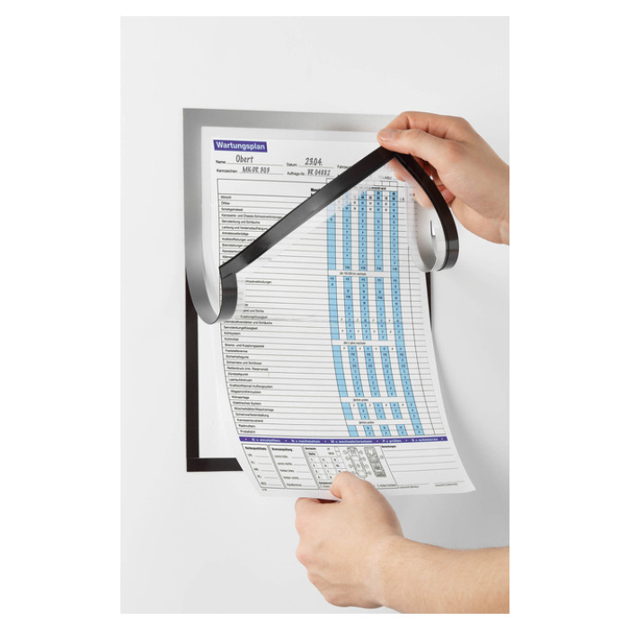 Duraframe Durable 498923 Note A4 magnetisch zilver