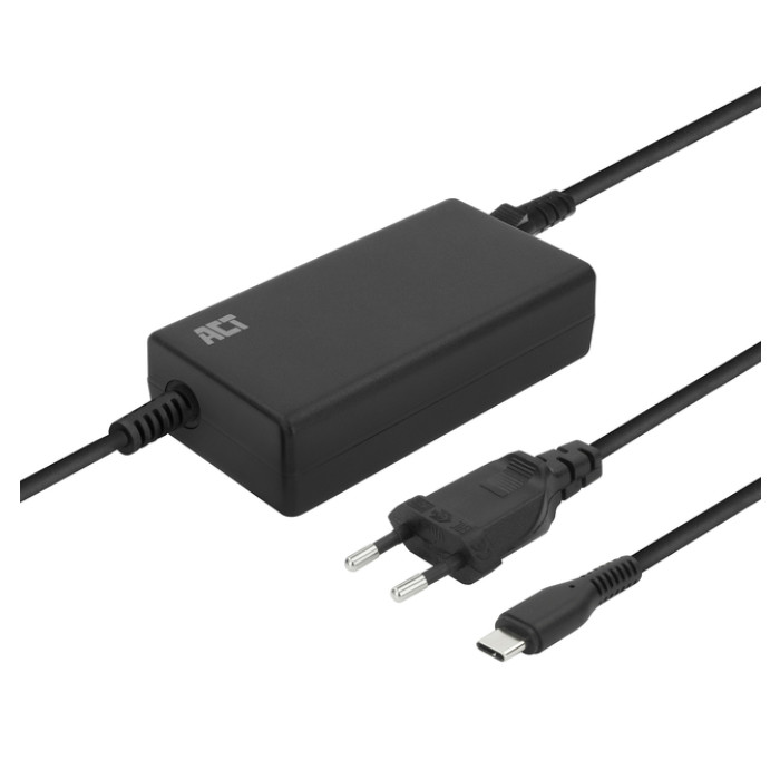 Laptop Oplader ACT USB-C Power Delivery 65W 3mtr