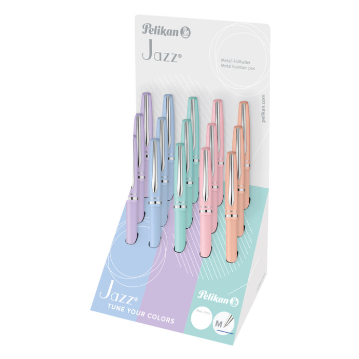 Balpen Pelikan Jazz Pastel K36CD medium assorti