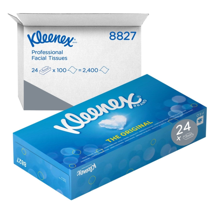 Facial tissues Kleenex 2-laags 100 vel wit 8827