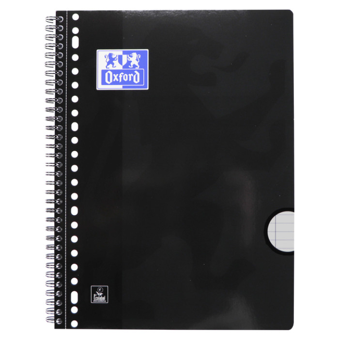 Collegeblok Oxford School A4+ lijn 23gaats 160pag 80gr assorti 3 stuks